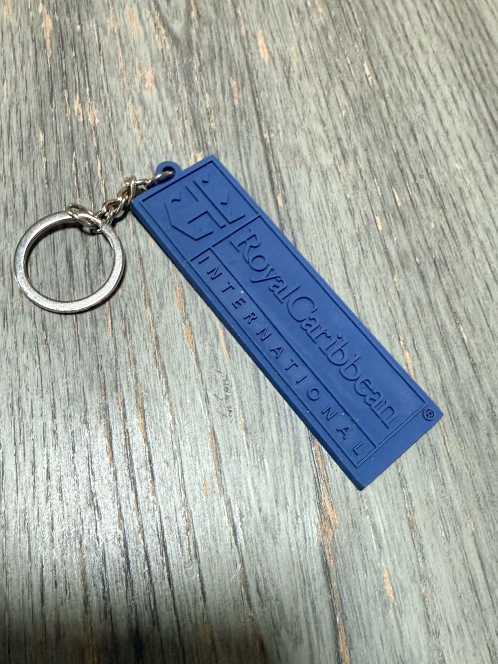 🛍️ Royal Caribbean Navy Blue Luggage Tag Keychain